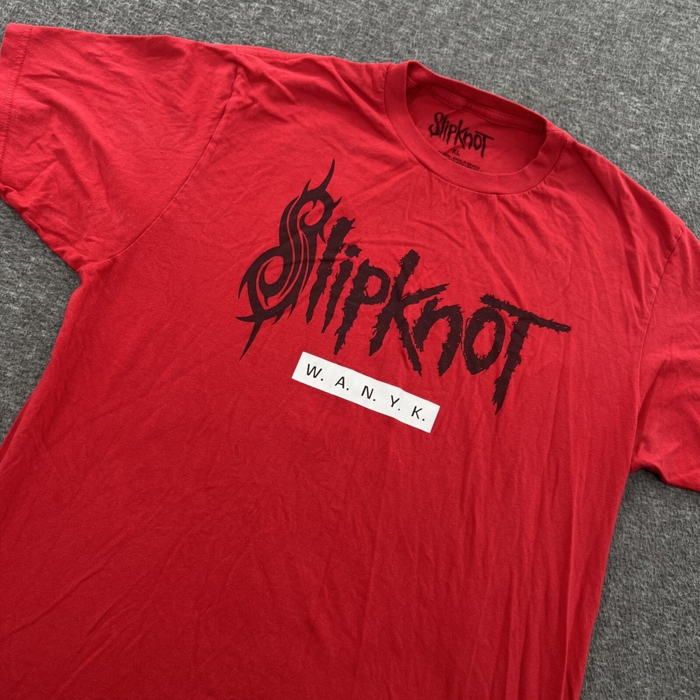 Slipknot T Shirt Men's Size XL We Are Not Your Kind 2020 Heavy Metal Red Rock